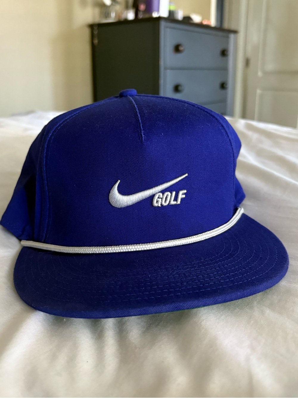 Nike Golf Retro 72 Dri-FIT Snapback Hat in Royal Blue
